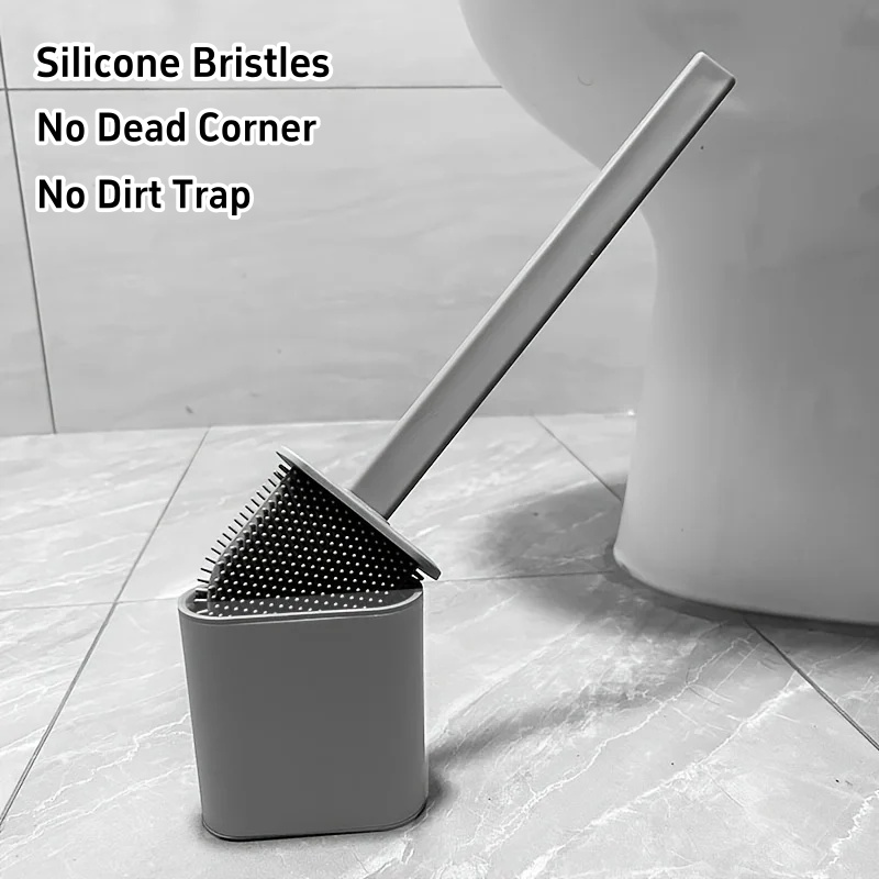 Brush Bristle Set - Szczotka do toalety z podstawką, odporna
