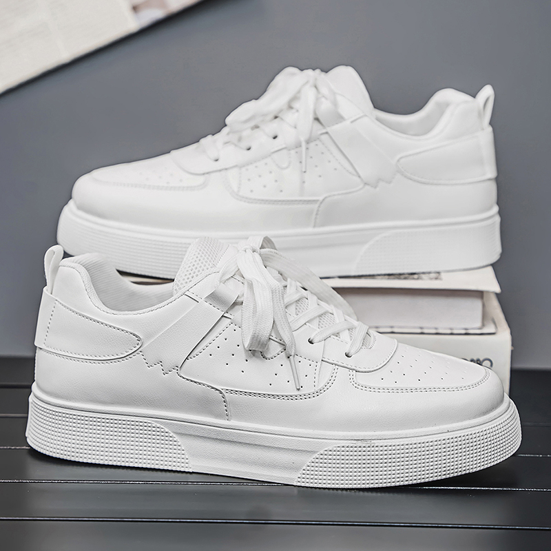 Białe męskie sneakersy casualo – White Sneaker Care Kit recenzja i cena